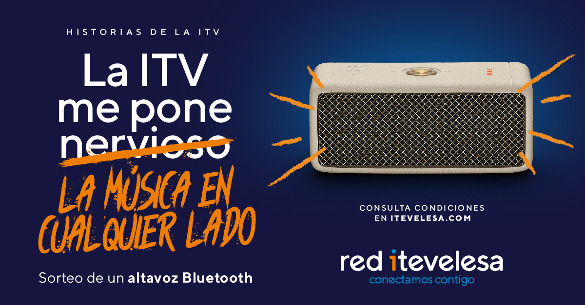 ¡Entra en las redes sociales de Red Itevelesa y descubre como ganar un Altavoz Bluetooth!